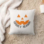 キュートハロウィーンシー不気味ズンカボチャ顔 クッション (ブランケット)