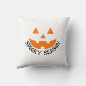 キュートハロウィーンシー不気味ズンカボチャ顔 クッション (裏面)
