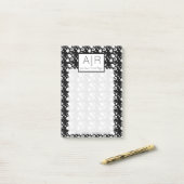 キュートハロウィーンスケルトン幽霊カボチャプリント ポストイット (デスク上)