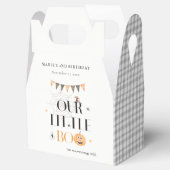 キュートハロウィーンパンプキンリトルブー子供の誕生日 フェイバーボックス (オープン)