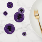 キュートハロウィーンブラックキャットこうもりウイングカスタム紙吹雪 コンフェッティ (グループ)