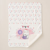 キュートハロウィーンベビーシェルパブランケットガール シェルパブランケット (正面)