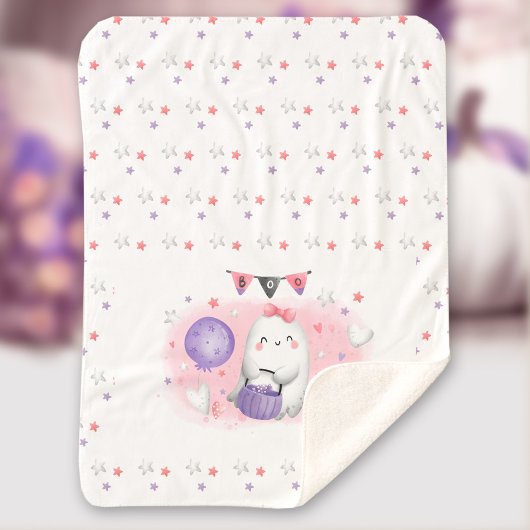 キュートハロウィーンベビーシェルパブランケットガール シェルパブランケット