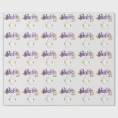 キュートハロウィーンベビー幽霊 ラッピングペーパー (フラット)