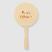 キュートハロウィーンラットとカボチャカスタム ハンドファン (裏面)