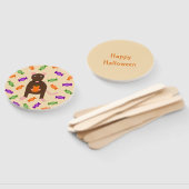 キュートハロウィーンラットとカボチャカスタム ハンドファン (組立なし)