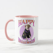 キュートハロウィーンラブラドールマグ マグカップ (左)