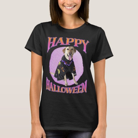 キュートハロウィーンラブラドール Tシャツ (正面)