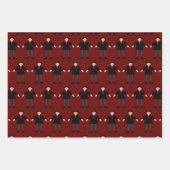 キュートハロウィーンヴァンパイアカスタム ラッピングペーパーシート (正面3)