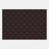 キュートハロウィーンヴァンパイアカスタム ラッピングペーパーシート (正面2)