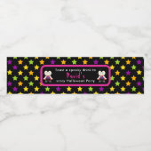 キュートハロウィーンヴァンパイアボーイハローウィンパーティ ペットボトルラベル (シングルラベル)