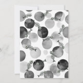 キュートハロウィーン子供の誕生日不気味マーメイドおもしろい 招待状 (裏面)