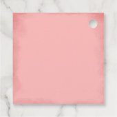 キュートハロウィーン幽霊スプオクタキュラ誕生日のお願い フェイバータグ (裏面)