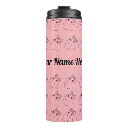 キュートハロウィーン幽霊デザイン タンブラー (正面)