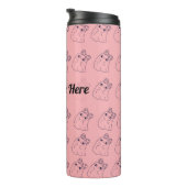 キュートハロウィーン幽霊デザイン タンブラー (回転右)