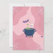 キュートハロウィーン幽霊パーティーカボチャ招待状 招待状 (裏面)