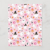 キュートハロウィーン幽霊紙 (正面)