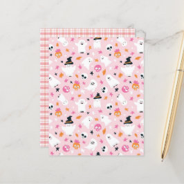 キュートハロウィーン幽霊紙