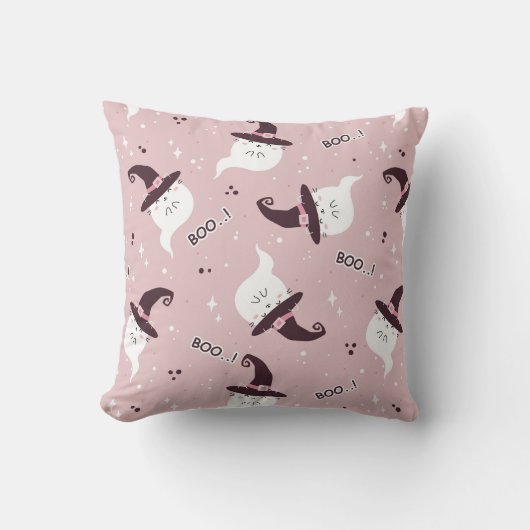 キュートハロウィーン幽霊 クッション (正面)