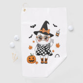 キュートハロウィーン幽霊 ゴルフタオル (インサイチュ)
