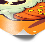 キュートハロウィーン幽霊 フォトプリント            (角)