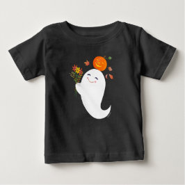 キュートハロウィーン幽霊 ベビーTシャツ