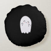 キュートハロウィーン幽霊 ラウンドクッション (裏面)