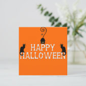 キュートハロウィーン招待状 招待状 (スタンド正面)