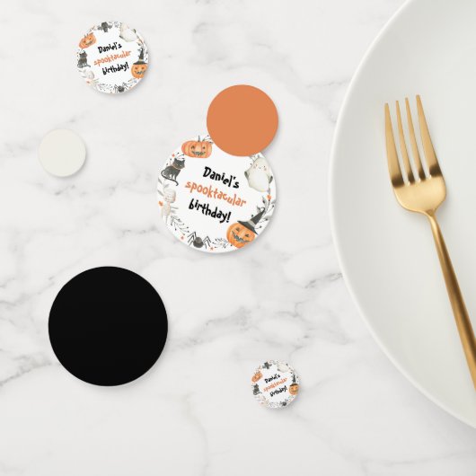 キュートハロウィーン誕生日スポオクタキュラー紙吹雪 コンフェッティ (グループ)