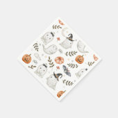 キュートハロウィーン誕生日ナプキンス スタンダードカクテルナプキン (角)