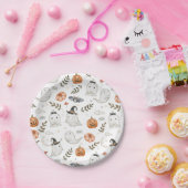 キュートハロウィーン誕生日紙プレート ペーパープレート (パーティー)