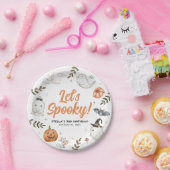 キュートハロウィーン誕生日紙プレート ペーパープレート (パーティー)