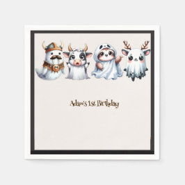 キュートハロウィーン誕生日 スタンダードカクテルナプキン