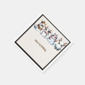 キュートハロウィーン誕生日 スタンダードカクテルナプキン (角)