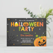 キュートハローウィンパーティスポオクタキュラーハローウィンパーティ 招待状 (スタンド正面)