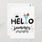 キュートハローサマービーチ ポストカード (正面/裏面)