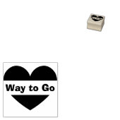 キュートハートのWay To Go先生用採点スタンプ ラバースタンプ (押印)