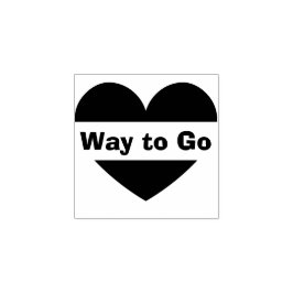 キュートハートのWay To Go先生用採点スタンプ ラバースタンプ