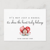 キュートハートハウス実在エテートマーケティング ポストカード (正面)