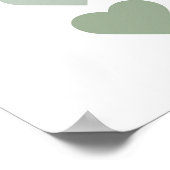 キュートハートボホ子供部屋 ポスター (角)