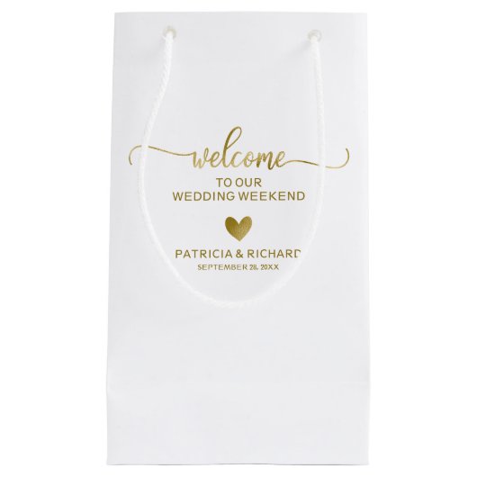 キュートハート結婚ズウェルカムホテルスモール抱き枕 スモールペーパーバッグ (正面)