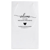 キュートハート結婚ズウェルカムホテル スモールペーパーバッグ (裏面)