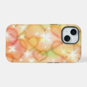 キュートハート iPhone 15ケース (裏面横)
