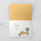 キュートハーベストベアーハッピー秋 シーズンカード (内部)