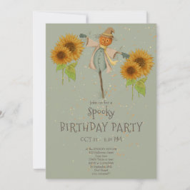 キュートハ不気味ロウィーン子供の誕生日招待状 招待状