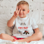 キュートバイク複合テーマ誕生日 Tシャツ