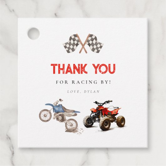 キュートバイク誕生日 フェイバータグ (正面)