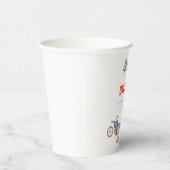 キュートバイク誕生日 紙コップ (右)