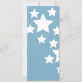 キュートバウンスハウス誕生日チケットスタイル 招待状 (裏面)