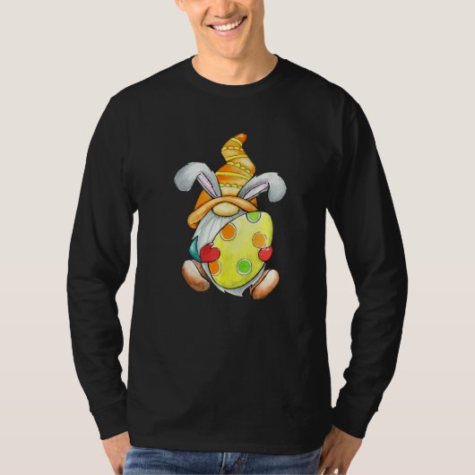 キュートバカラフルニー顔絞り染め格言イースターデイ Tシャツ (正面)